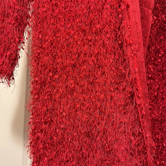 Fuzzy Long Cardigan - Picture 2 of 3